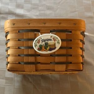 Longaberger recipe basket
